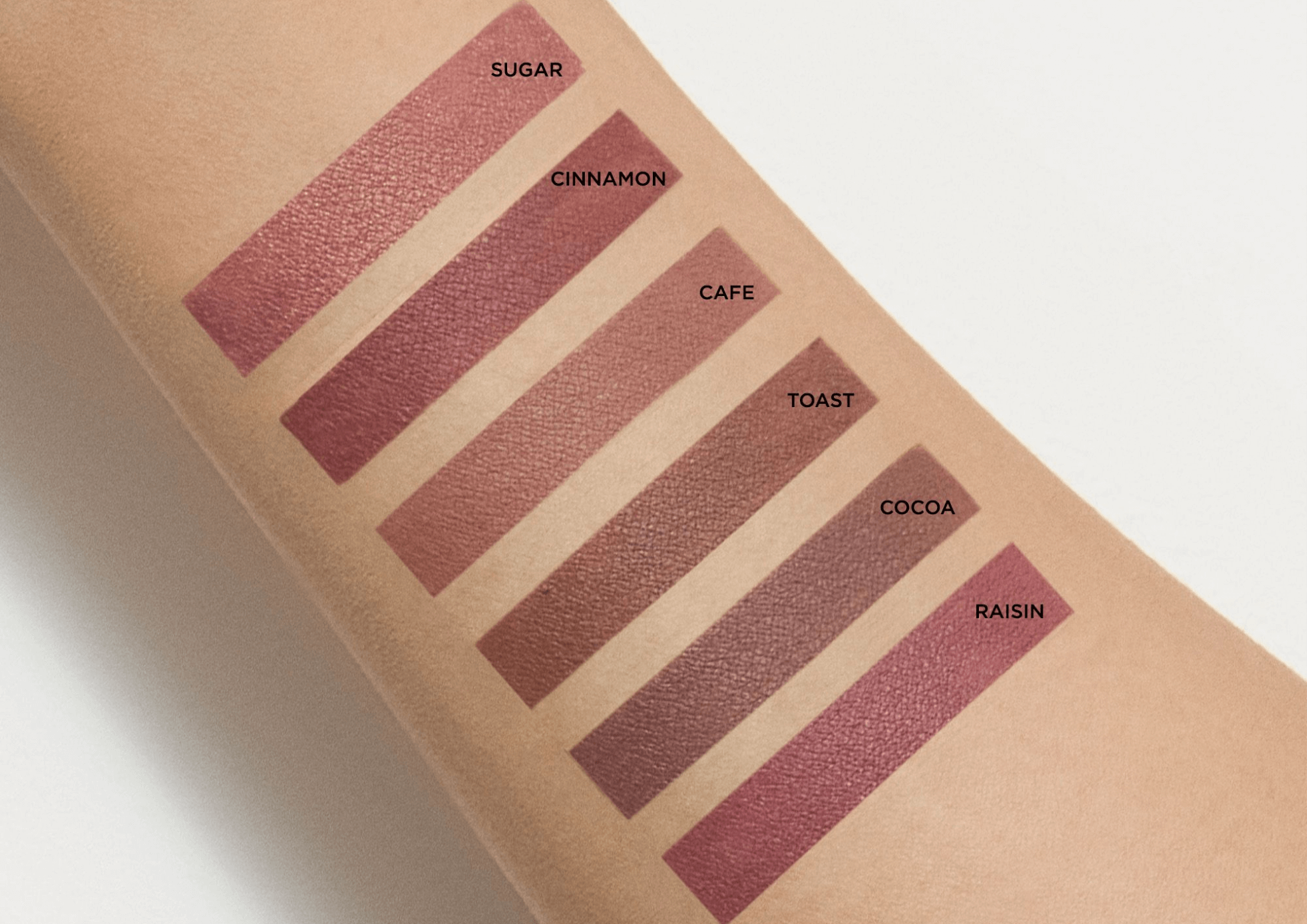 Konturky na rty Precision Lip Liner od SOSU Cosmetics odstíny zblízka